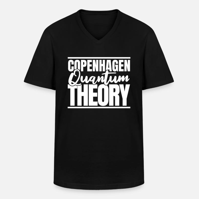 Physik Phyiker Quantenphysik - Männer-T-Shirt mit V-Ausschnitt - Schwarz