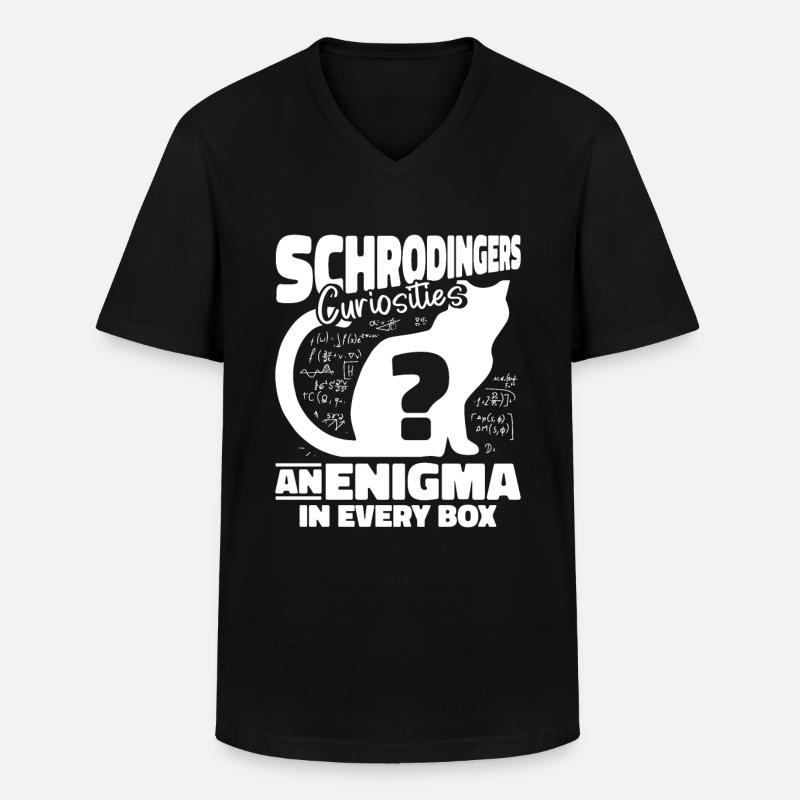 Physics Physicists Quantum Physics - Men's V-Neck T-Shirt - black