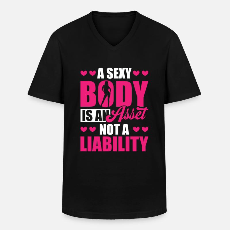 Buchhalter Steuerberater Anlage - Männer-T-Shirt mit V-Ausschnitt - Schwarz