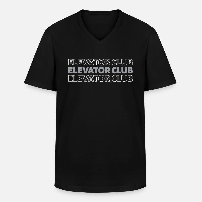 Elevator Elevator - Men's V-Neck T-Shirt - black