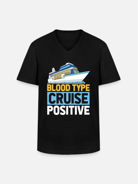 Cruise - Men's V-Neck T-Shirt - black