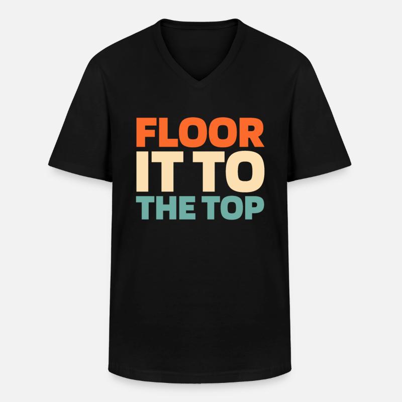 Elevator Elevator - Men's V-Neck T-Shirt - black