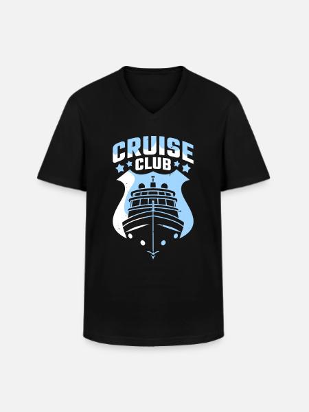 Cruise - Men's V-Neck T-Shirt - black