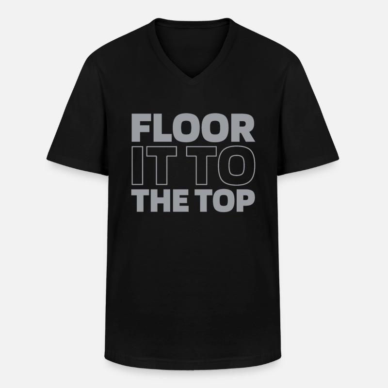 Elevator Elevator - Men's V-Neck T-Shirt - black