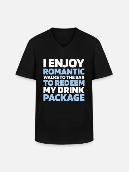 Cruise - Men's V-Neck T-Shirt - black