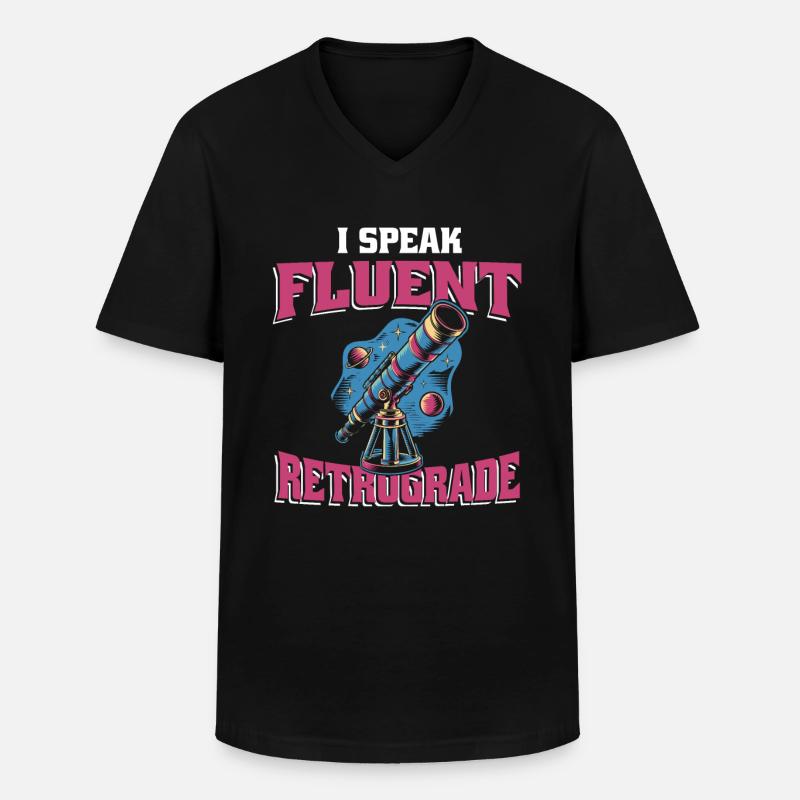 Astrologie Astrologe - Männer-T-Shirt mit V-Ausschnitt - Schwarz