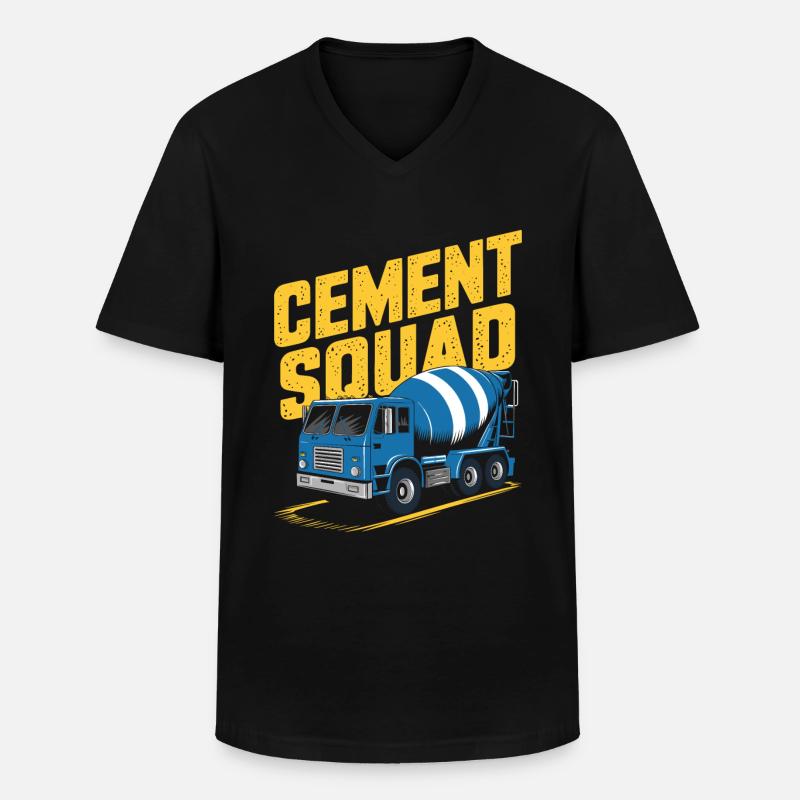 Betonarbeiter Kader - Männer-T-Shirt mit V-Ausschnitt - Schwarz