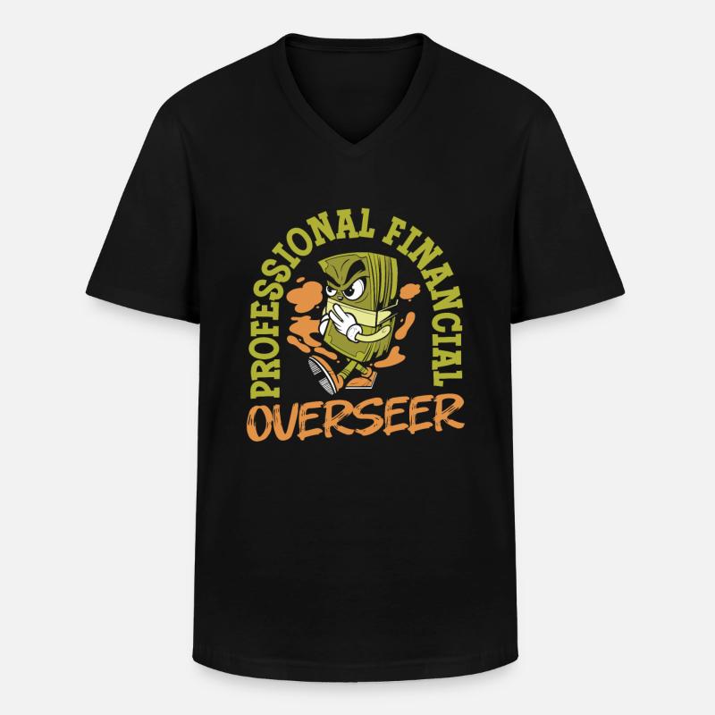 Controller - Männer-T-Shirt mit V-Ausschnitt - Schwarz