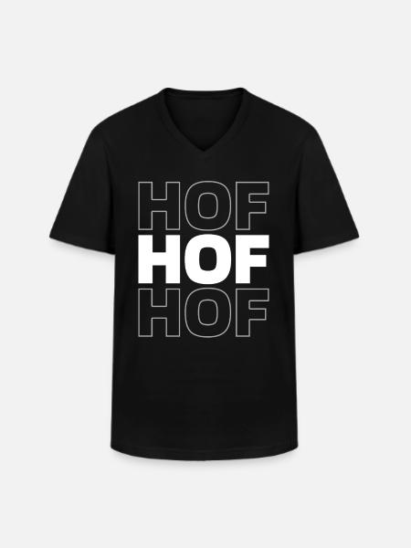 German City of Hof Bavaria - Men's V-Neck T-Shirt - black