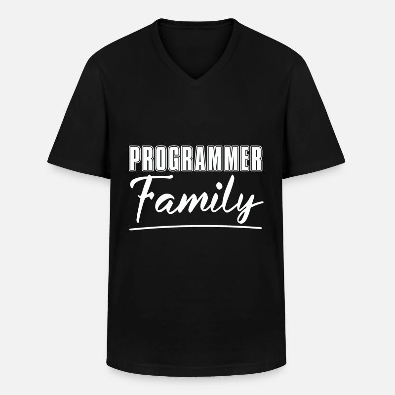 Programmierer Coder Software Entwickler - Männer-T-Shirt mit V-Ausschnitt - Schwarz