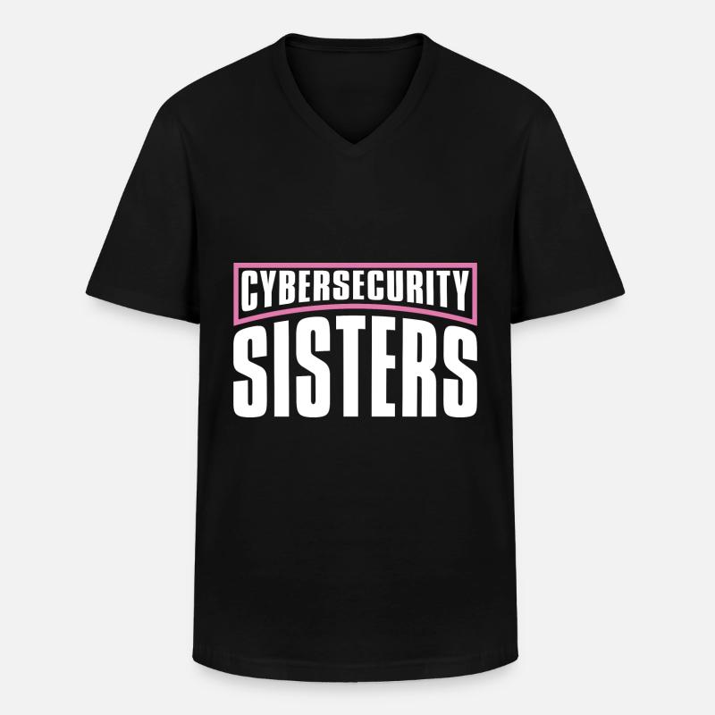 Programmer Coder Software Developer - Men's V-Neck T-Shirt - black
