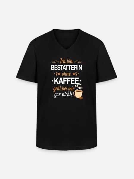 Bestatter Bestatterin Bestatten Beruf Spruch - Männer-T-Shirt mit V-Ausschnitt - Schwarz