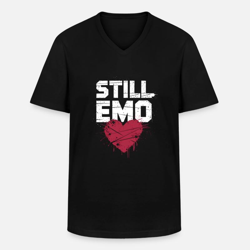 Toujours Emo ! Emo Goth Alternative - T-shirt col V Homme - noir