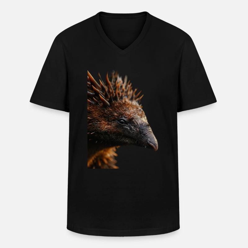 Ameisenigel - Männer-T-Shirt mit V-Ausschnitt - Schwarz
