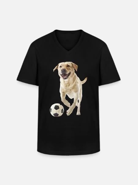 Labrador Retriever - Men's V-Neck T-Shirt - black