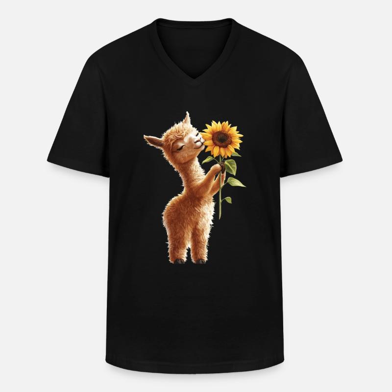 Adler - Männer-T-Shirt mit V-Ausschnitt - Schwarz