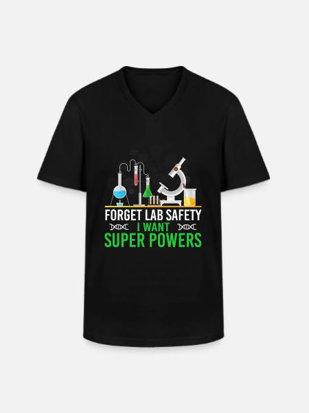 Funny chemist saying design - Men's V-Neck T-Shirt - black