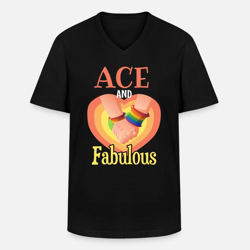 Cooles Lgbt Gleichberechtigung Design - Männer-T-Shirt mit V-Ausschnitt - Schwarz
