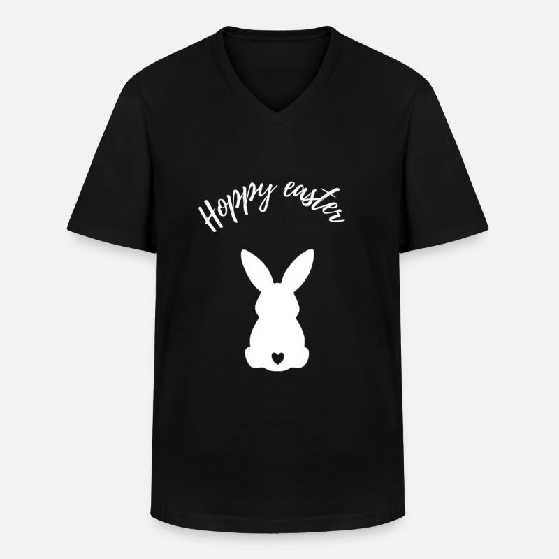 Easter Easter Saying Gift - Men's V-Neck T-Shirt - black