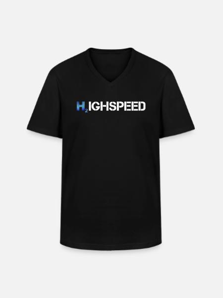 High-speed hydrogen - Men's V-Neck T-Shirt - black