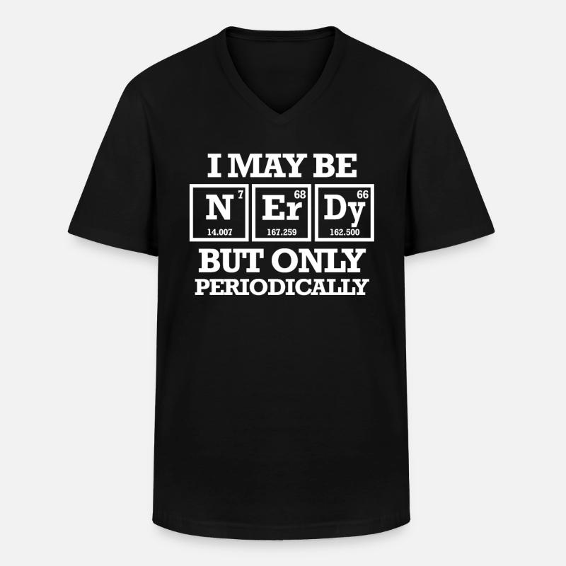 Science nerd gift - Men's V-Neck T-Shirt - black