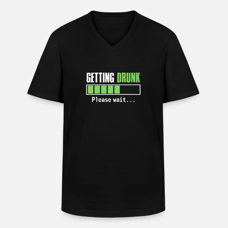Junggesellenabschied - Männer-T-Shirt mit V-Ausschnitt - Schwarz