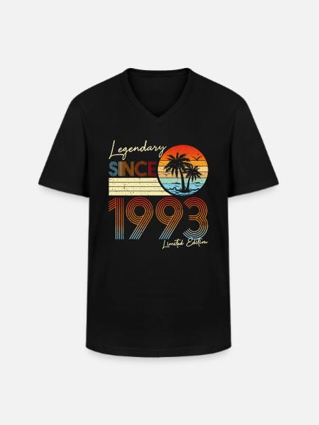 Legendary Since 1993 Limited Edition - Men's V-Neck T-Shirt - black