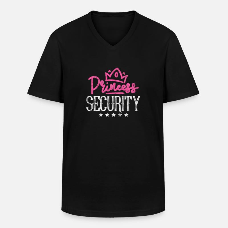 Bruder - Männer-T-Shirt mit V-Ausschnitt - Schwarz