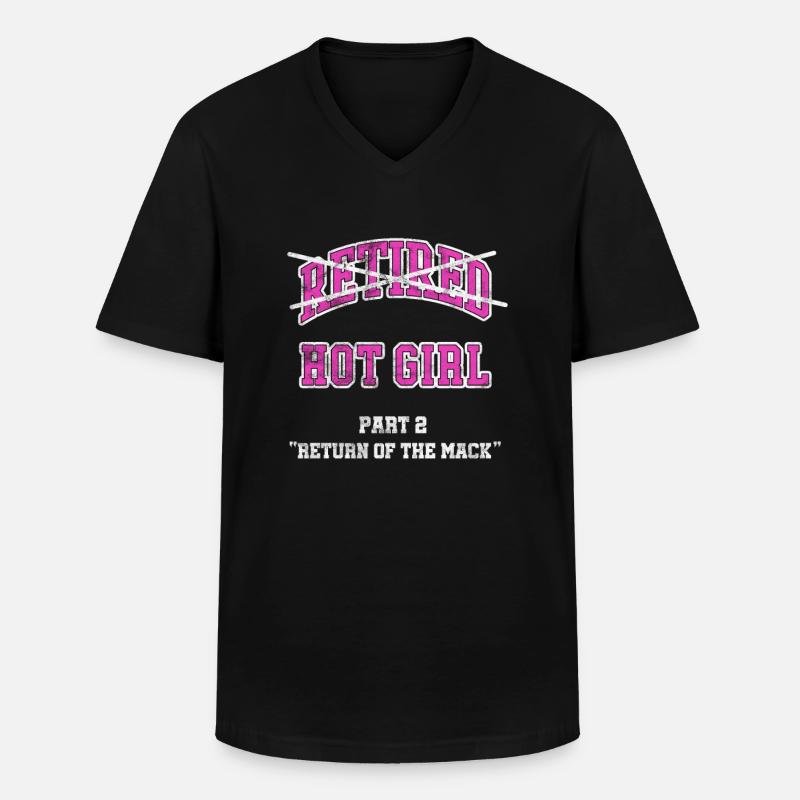 Ruhestand - Männer-T-Shirt mit V-Ausschnitt - Schwarz