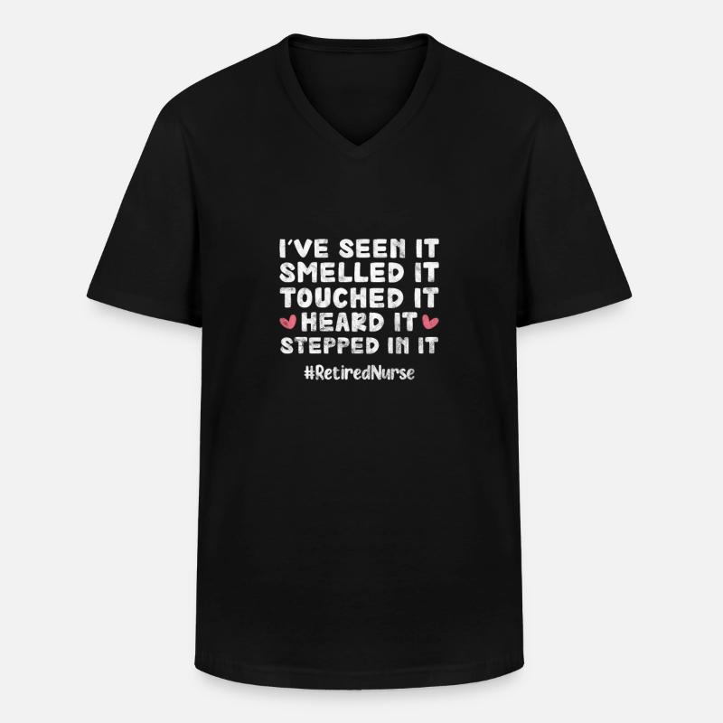Ruhestand Krankenschwester - Männer-T-Shirt mit V-Ausschnitt - Schwarz