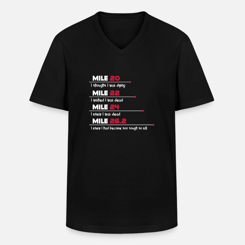 Laufen - Männer-T-Shirt mit V-Ausschnitt - Schwarz