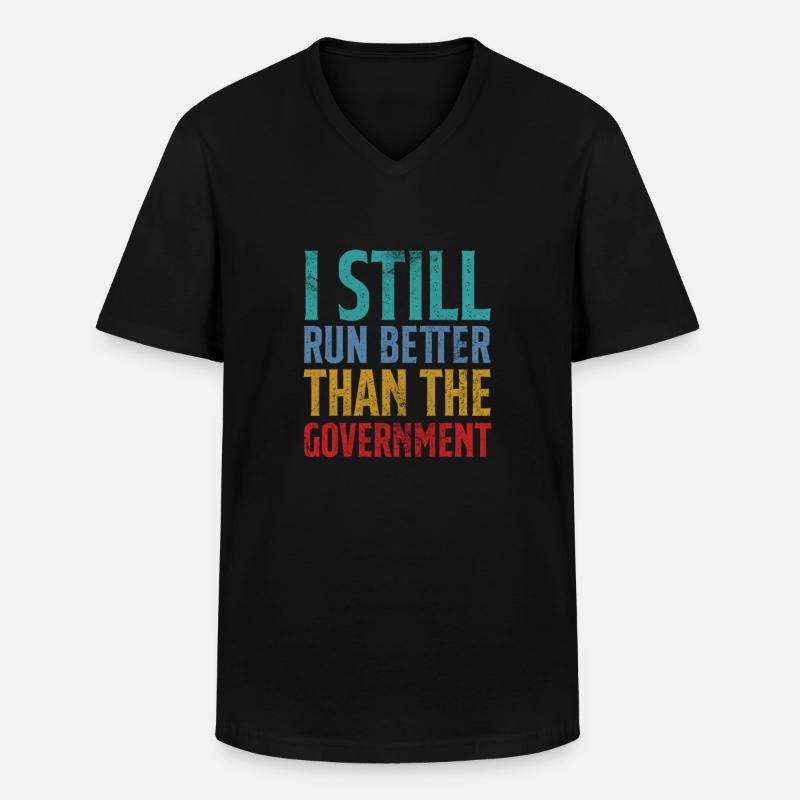 Amputation - Männer-T-Shirt mit V-Ausschnitt - Schwarz