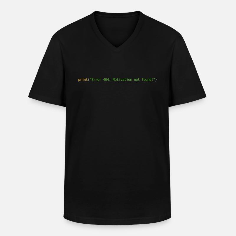 Programmierer Informatiker Nerd Softwareingenieur - Männer-T-Shirt mit V-Ausschnitt - Schwarz
