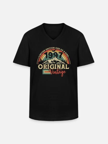 Millésime original 1997 - T-shirt col V Homme - noir
