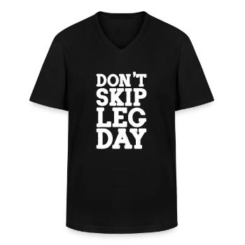 Bodybuilder Body Building Fitness Gym Cadeau - T-shirt col V Homme - noir - Devant - AI Model Male 178 dark (178cm)