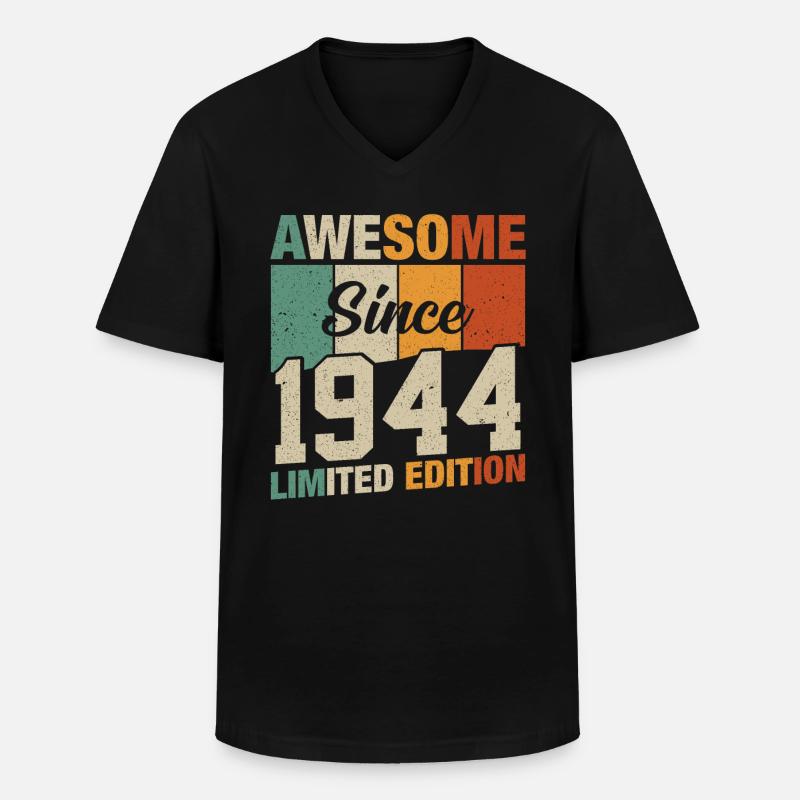 Legenden von 1944 - Männer-T-Shirt mit V-Ausschnitt - Schwarz