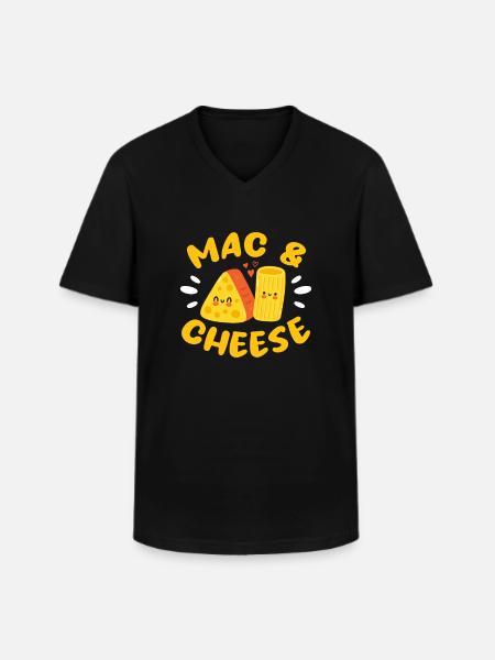 Cheese Cheesecake Food Gift - Men's V-Neck T-Shirt - black