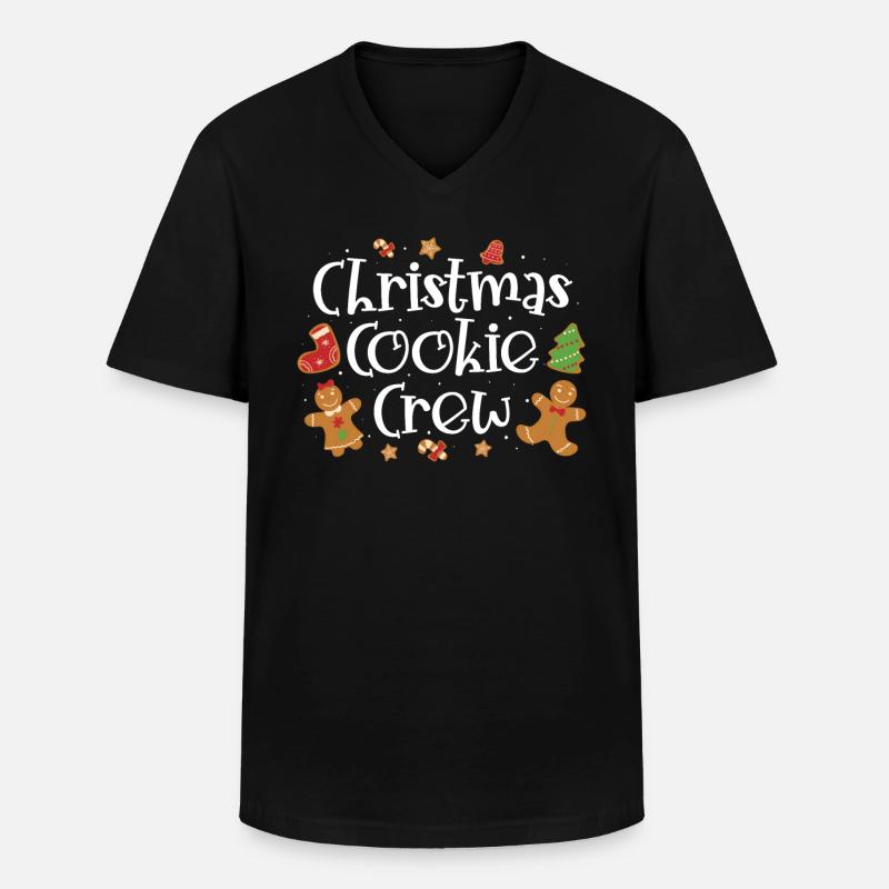 Bäcker Bäckerein Backwaren Backen Geschenk - Männer-T-Shirt mit V-Ausschnitt - Schwarz