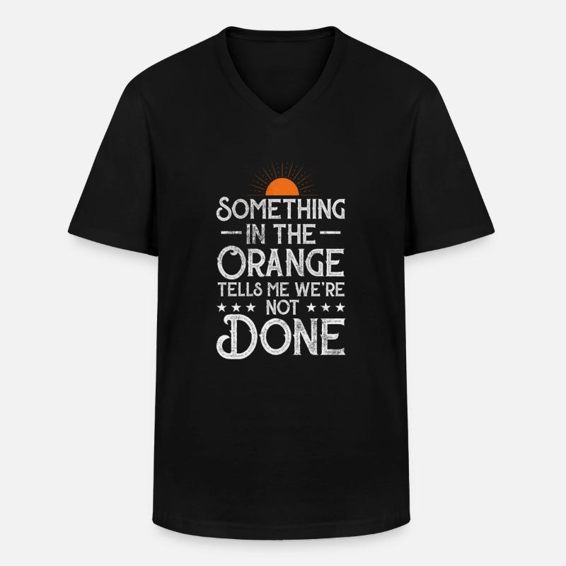 Country - Männer-T-Shirt mit V-Ausschnitt - Schwarz