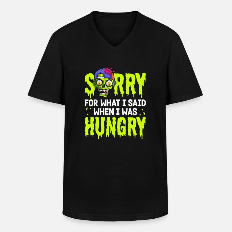 Zombie Zombie-Jäger Zombieapokalypse Geschenk - Männer-T-Shirt mit V-Ausschnitt - Schwarz