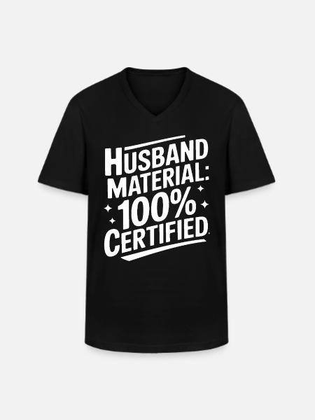 Groom Wedding Marriage - Men's V-Neck T-Shirt - black