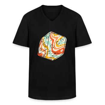 Brettspiel Brettspiele Spieleabend Spiele Geschenk - Männer-T-Shirt mit V-Ausschnitt - Schwarz - Vorne - AI Model Male 178 dark (178cm)