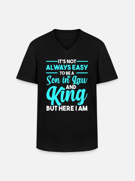 Schwiegersohn Geschenk - Männer-T-Shirt mit V-Ausschnitt - Schwarz