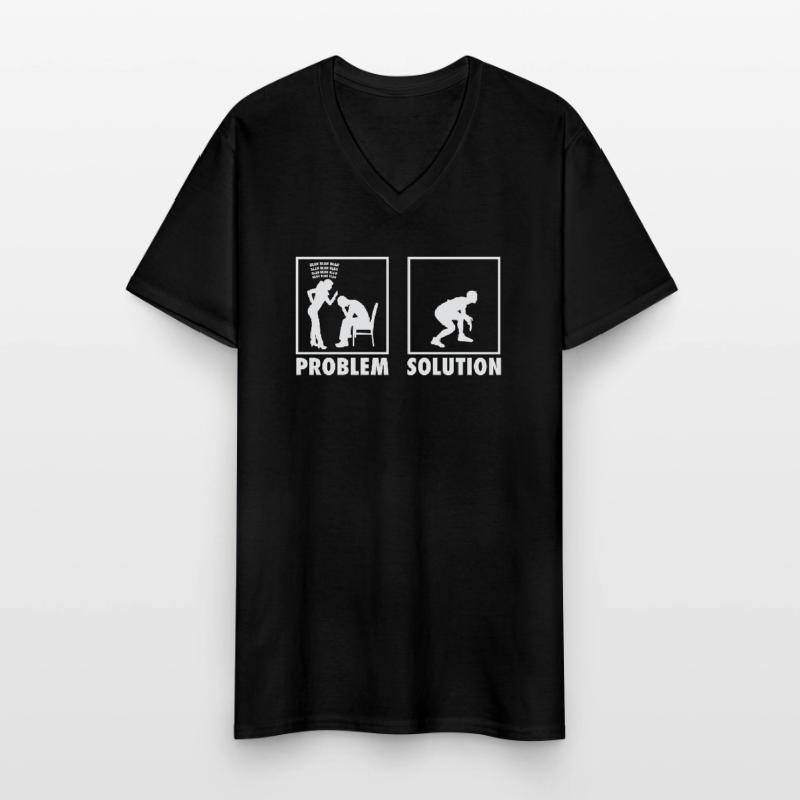 Wrestling Wrestlers Statement Problem Solution. T-shirt col V Homme