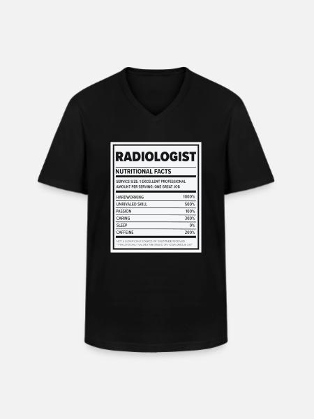Radiologie Rad Tech Technologue Radiologue - T-shirt col V Homme - noir