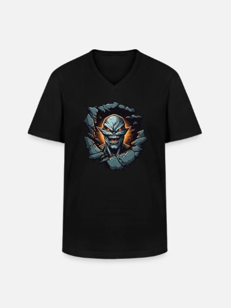 Das Monster in mir - Männer-T-Shirt mit V-Ausschnitt - Schwarz