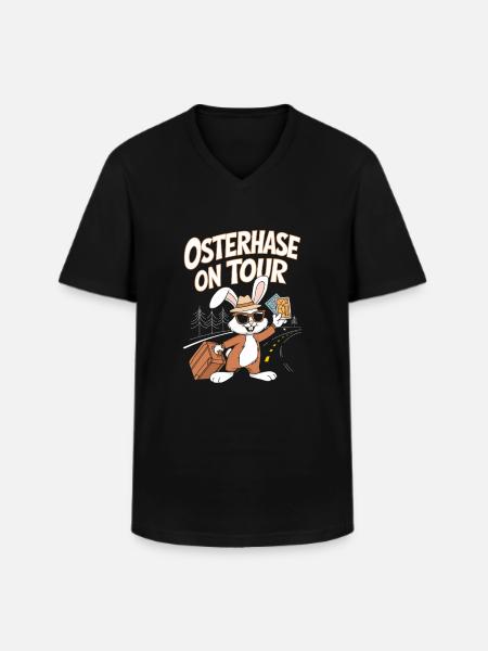 Easter 2025 Fun - Men's V-Neck T-Shirt - black