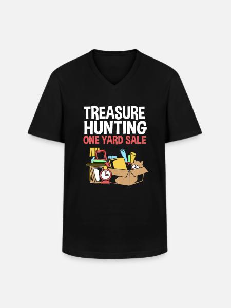 Flohmarkt Trödelmarkt - Männer-T-Shirt mit V-Ausschnitt - Schwarz