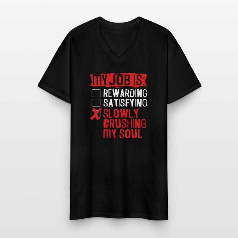 Medizin Programmierer Medizinischer Coder Männer-T-Shirt mit V-Ausschnitt
