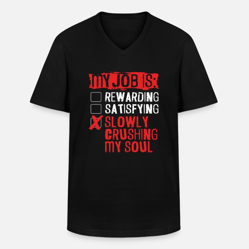 Medical Programmer Medical Coder - Men's V-Neck T-Shirt - black